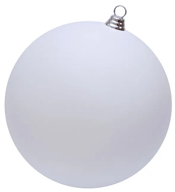 Minge de plastic, medie. 30 cm, alb, mată