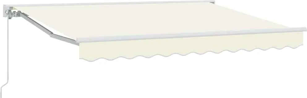 vidaXL Cadru de copertină Crem 250 x 200 cm Poliester cu Acoperire PU