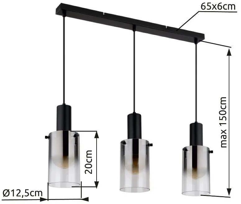 Lustra suspendata design modern FLORENTINA 3L