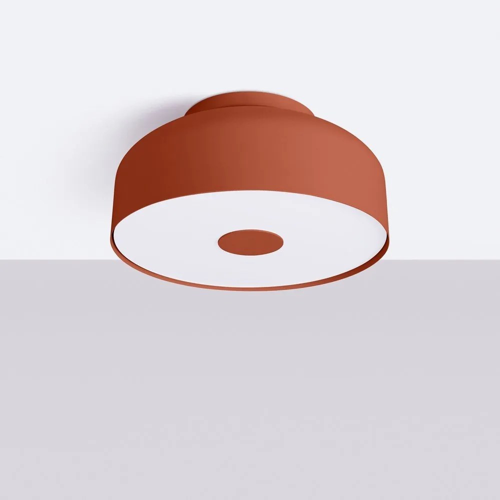 Plafonieră portocalie ø 30 cm Blacko – Sollux