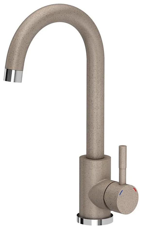 Samona - Baterie pentru chiuvetă 32 cm, granit/bej