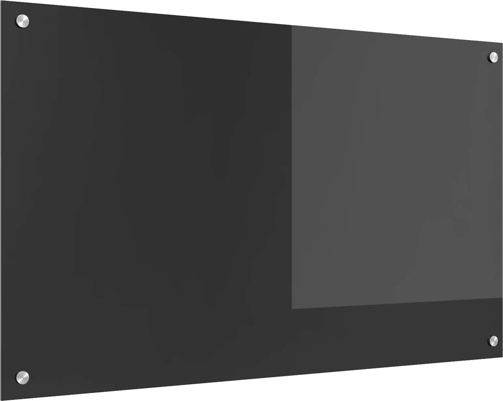 vidaXL Panou de bucătărie Gri închis 100 x 60 cm sticlă securizată