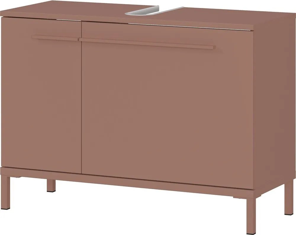 Dulap sub chiuvetă maro cu aspect mat 80x59 cm Laurino – Germania