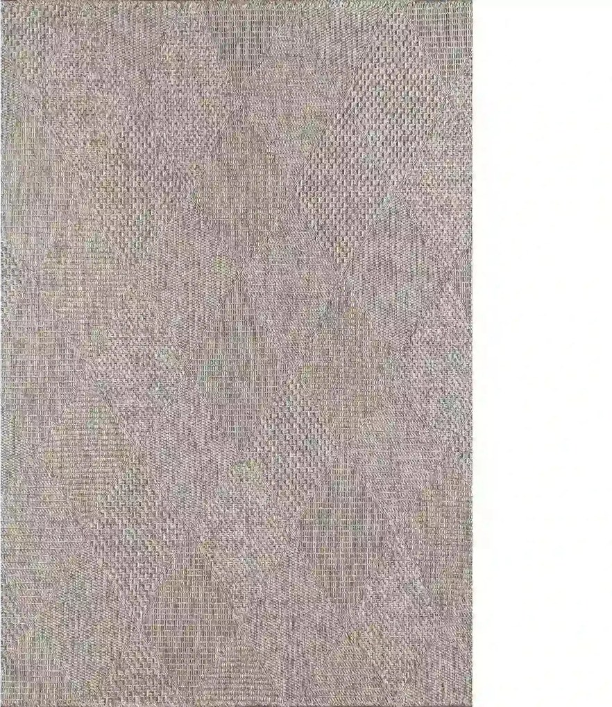 Covor RUSTICANA, 80x150 cm, forma dreptunghiulara, polipropilena, gri,