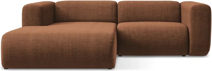 Colțar teracotă (cu colț pe partea stângă/cu șezlong) Ekahi – Makamii