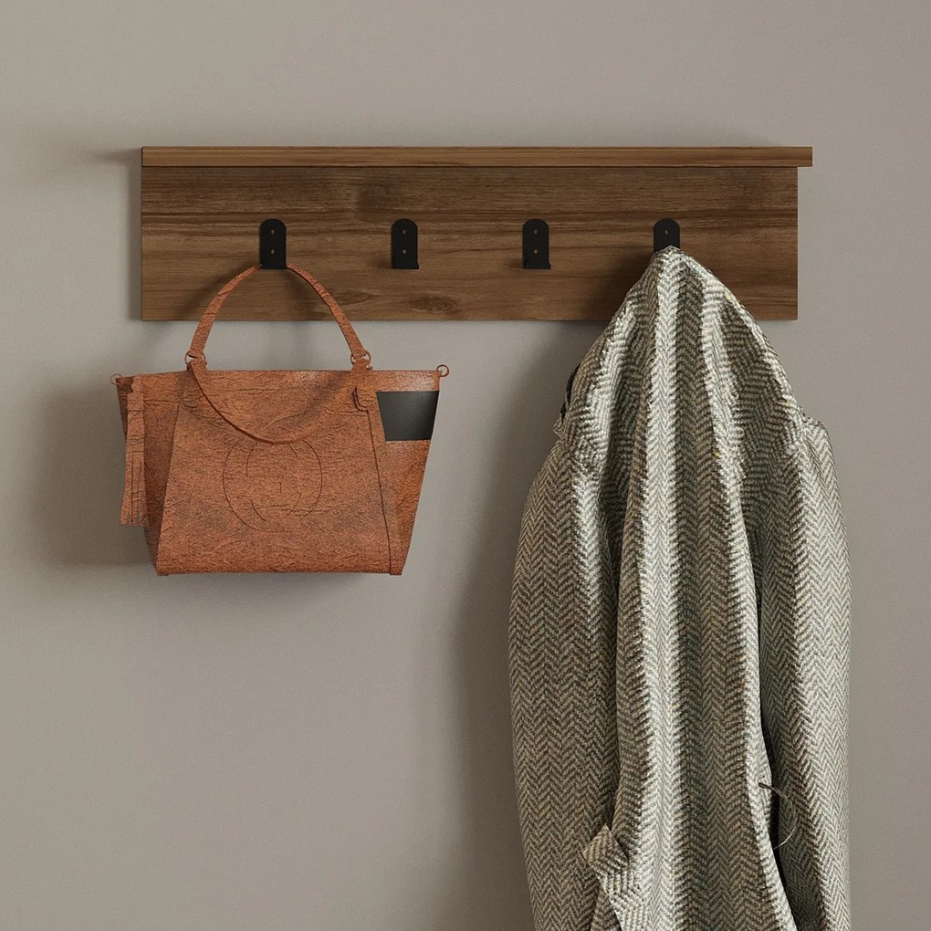 Suport de perete Ayla Walnut