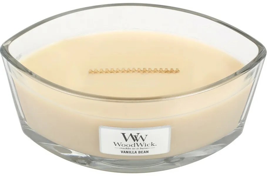 Lumânare parfumată WoodWick Vanilla Bean, 453 g