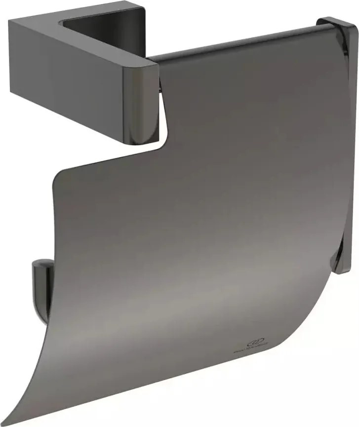 Suport hartie igienica Ideal Standard Atelier Conca cu protectie gri Magnetic Grey
