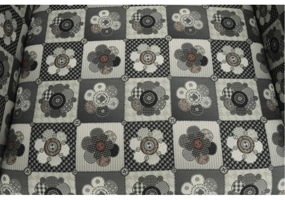 Fotoliu cu urechi Charlie patchwork N1. 788986