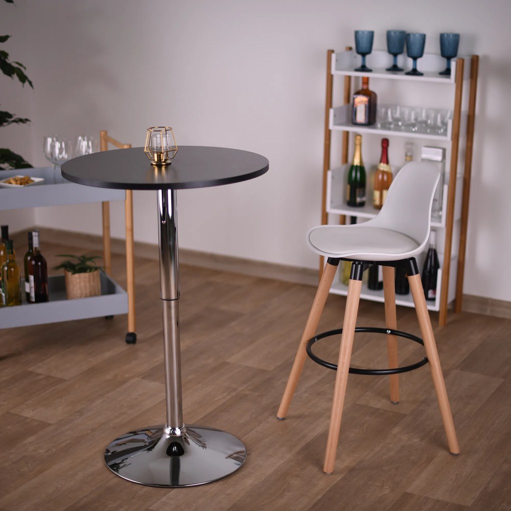 Zondo Masă tip bar Brann (negru). 1015706