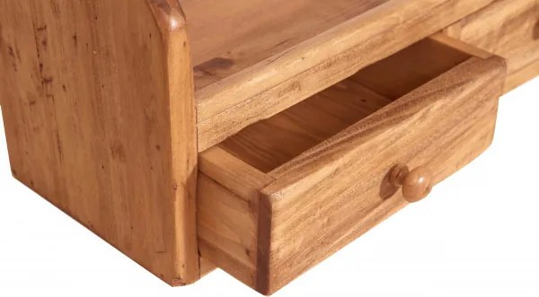 Corp suspendat, L79 18 H68 cm, 3 sertare, lemn masiv