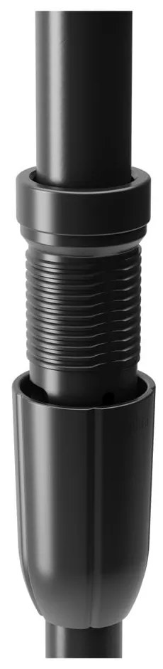 Cadru despărțitor pentru perdele negru mat din oțel Anywhere – Umbra