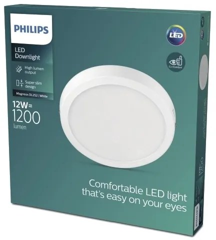 Plafonieră LED MAGNEOS LED/12W/230V 2700K albă Philips