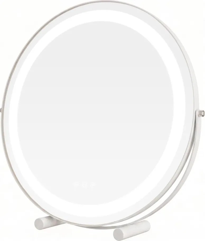 Brilagi - Oglindă de machiaj LED cu reglaj al luminozității FLORIDA LED/17W/230V, Ø 42 cm, albă