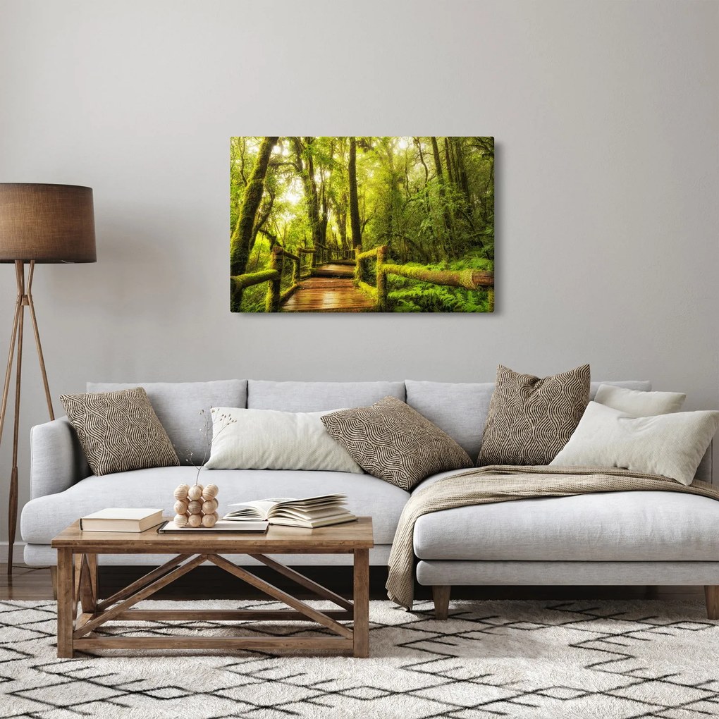 Tablou junglei cu mușchi (90x60 cm)