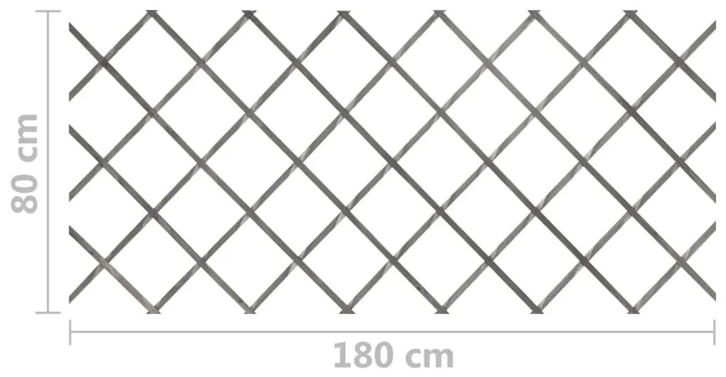 Garduri cu zabrele, 5 buc., gri, 180x80 m, lemn masiv de brad 5, Gri, 180 x 80 cm