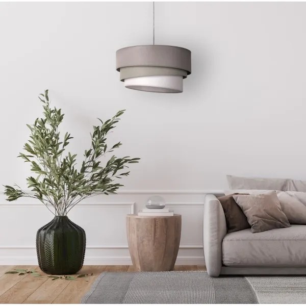 Lustră pe cablu Duolla TRIO 1xE27/40W/230V d. 45 cm