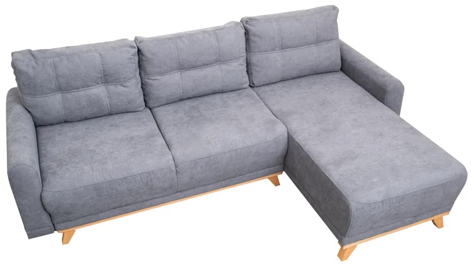 Canapea Culoare Gri Deschis, ORANGE Varianta de colt: Colt Stanga