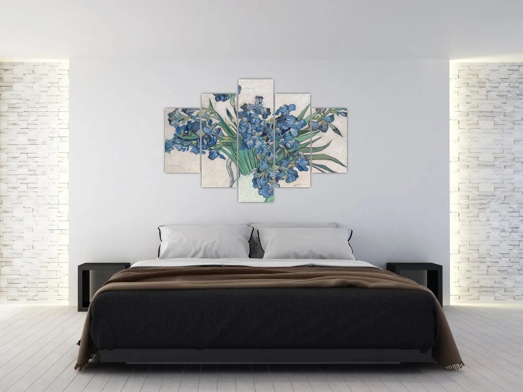 Tablou - Vincent van Gogh, Irises, reproducere (150x105 cm)