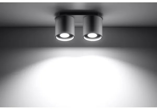 Plafonieră ORBIS 2 2xGU10/40W/230V gri