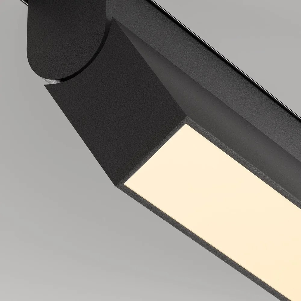 Spot LED SMART ajustabil, accesoriu pentru sina magnetica Exility, Basis Rot negru