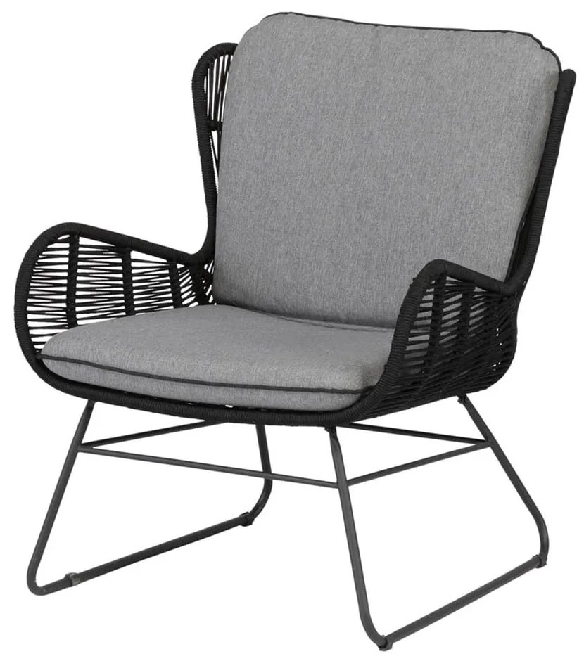 Fotoliu de grădină Exotan Grace, negru