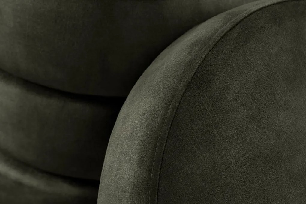 Taburete cu spatiu de depozitare, Catifea Verde, VOQUE 50cm