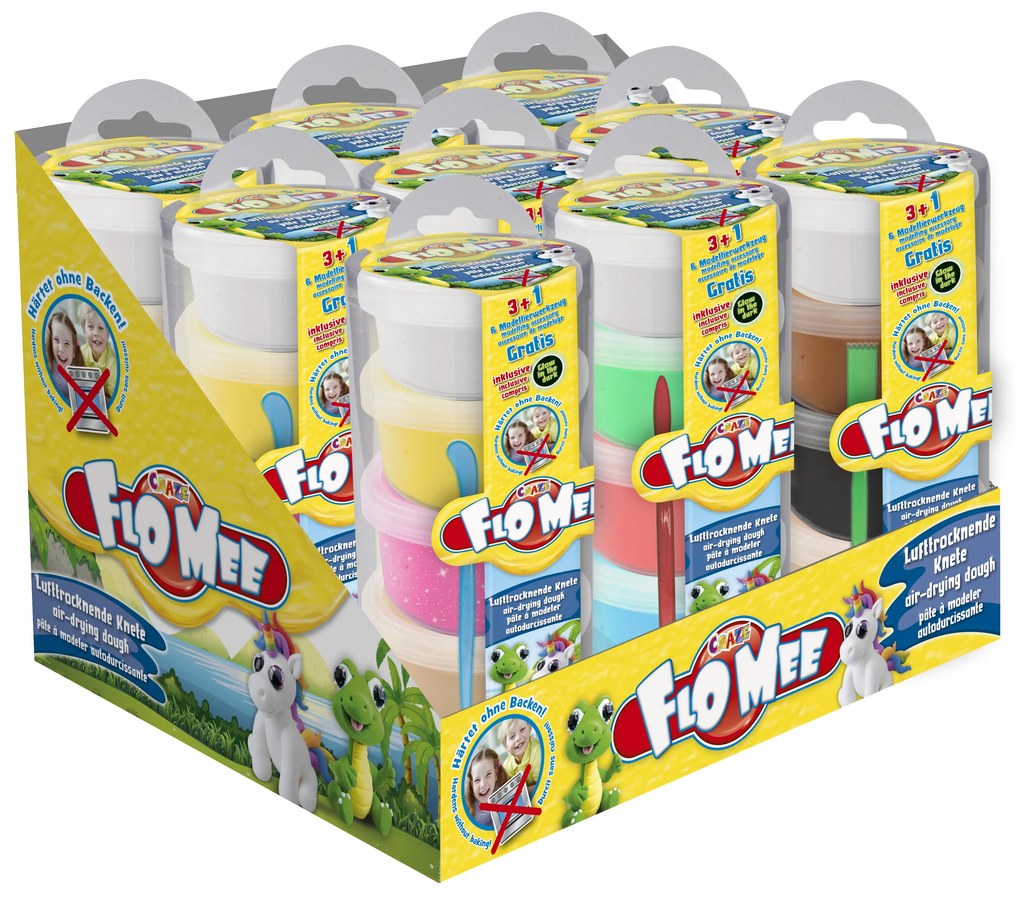 TUB PLASTILINA DIVERSE CULORI - CRAZE (CRZ16060)