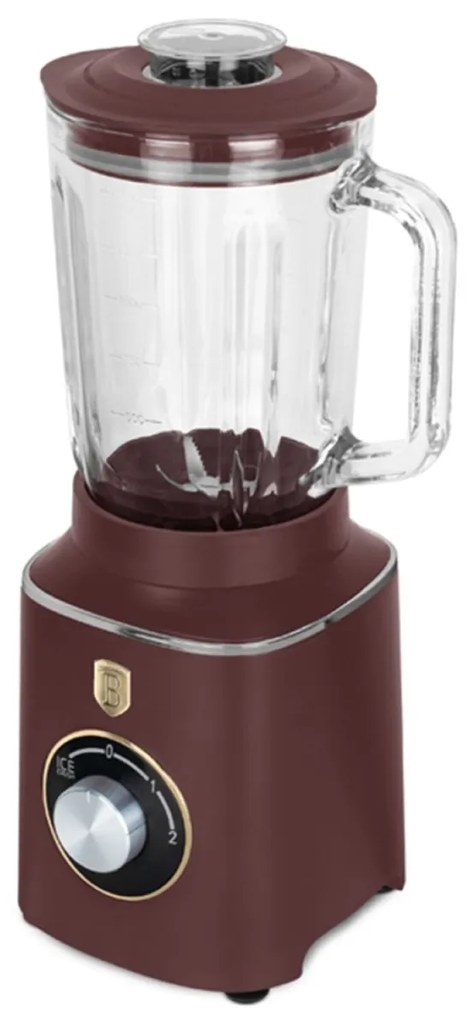 Blender de masa cu borcan de sticla de 1,5 L, BH 9494 Leonardo Collection Berlinger Haus 1000W, functie zdrobire gheata