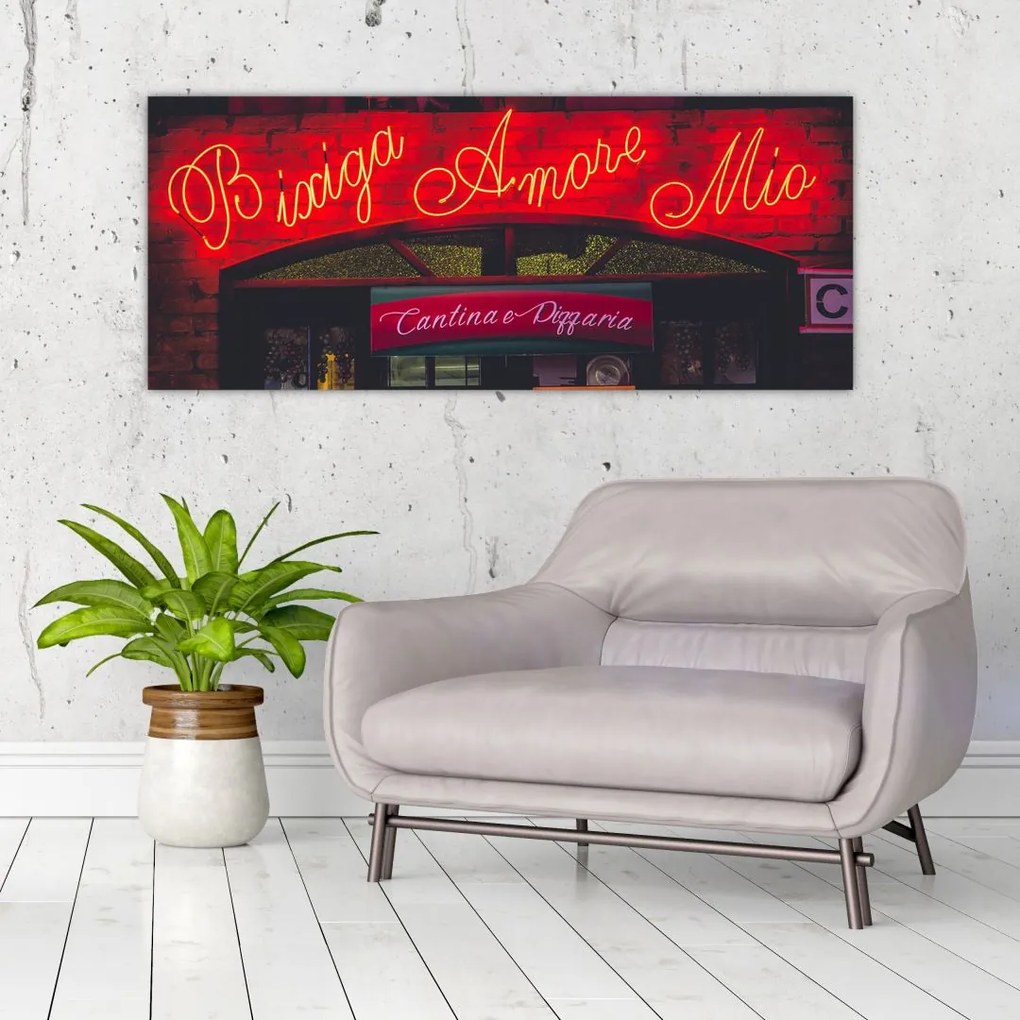 Tablou - Amore Mio (120x50 cm)