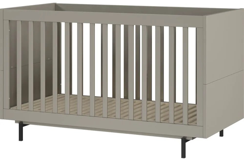 Pat pentru copii gri cu somieră 70x140 cm Tomino – Germania