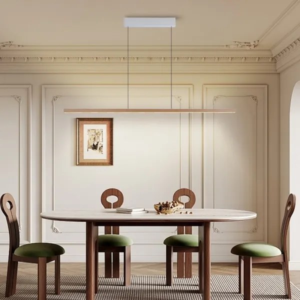 Immax NEO 07310L-LED lustră dimmabilă pe cablu cu senzor MADEIRA 37W/230V 157 cm frasin