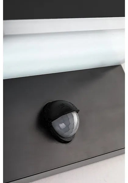 Aplică LED de exterior cu senzor Rabalux 77115 ZARAGOZA LED/9W/230V IP54 negru