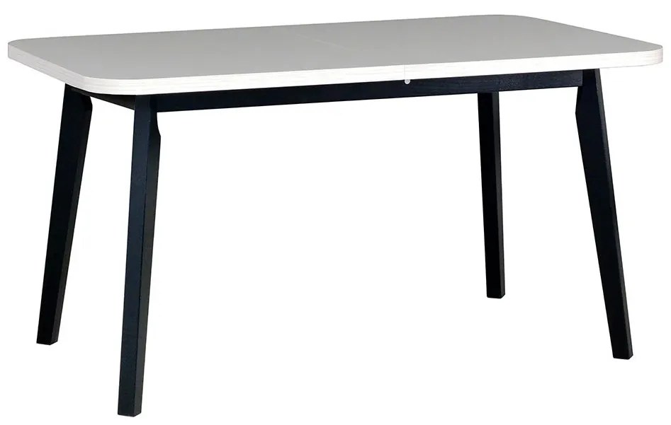 Masă Harry 80 x 140+180 VI (Alb L) (Negru). 1059234