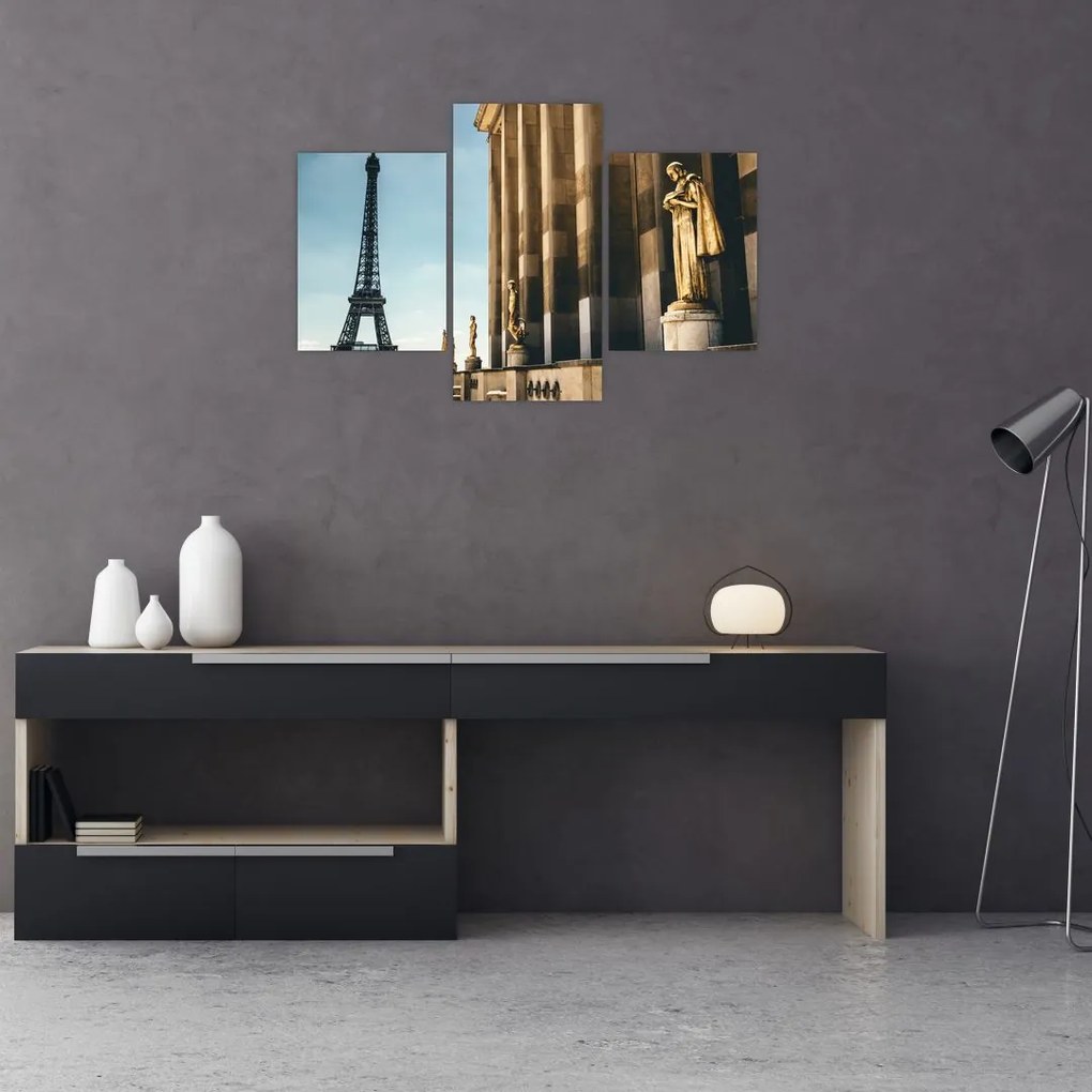 Tabou din piața Trocader, Paris (90x60 cm)