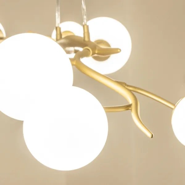 Lustră LED pe cablu Brilagi MISTEL 6xG9/3W/230V auriu/alb