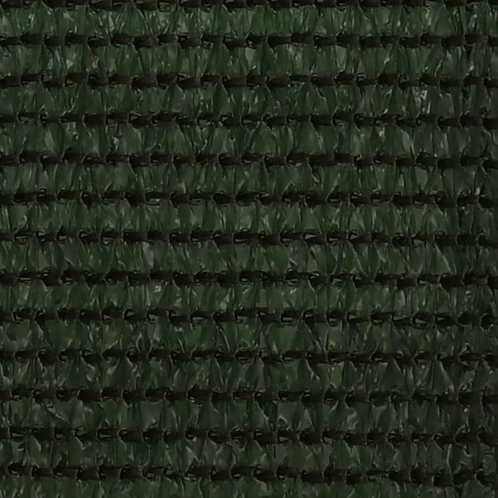 Paravan de balcon, verde inchis, 75x300 cm, HDPE Verde inchis, 75 x 300 cm