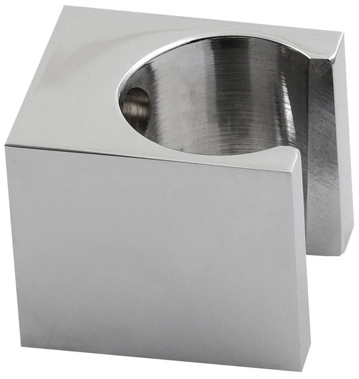 Suport pentru capul de duș argintiu lucios din alamă – Sapho