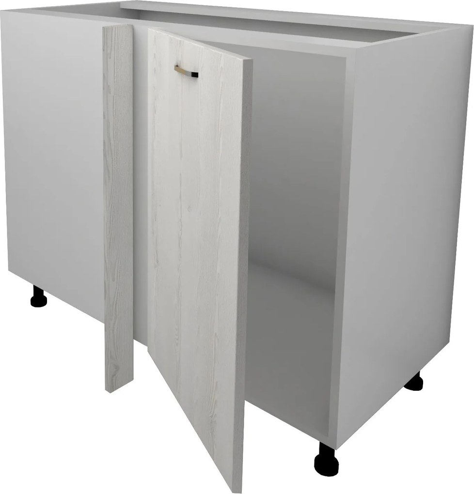 Corp Baza Colt Lecce, Pin Alb/Alb, 98 x 50 x 80 cm