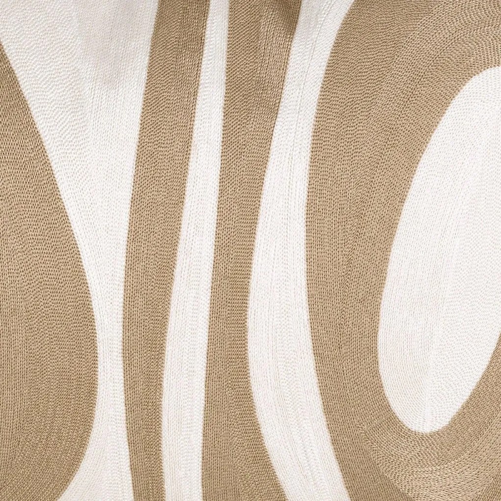 Perna decorativa design LUX Coura bej/ alb
