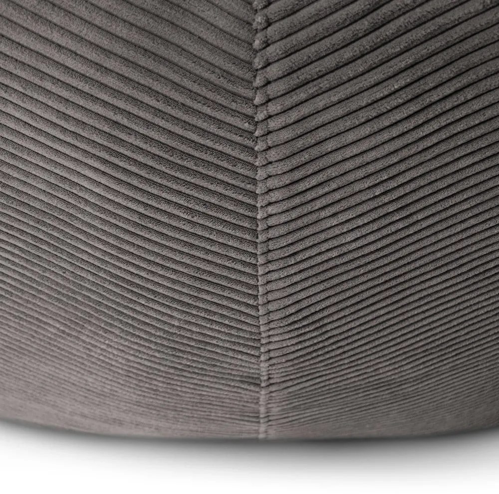 Fotoliu bean bag verde mentă cu tapițerie din catifea reiată Tube 100 – SLOWDOWN