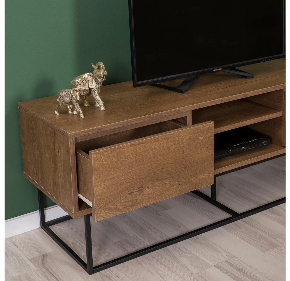 Set mobilier living Laxi 4 (nuc + negru). 1107127