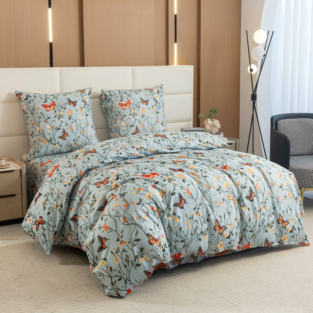 Lenjerie de pat din microfibra MONARCH WINGS  albastru deschis Dimensiune lenjerie de pat: 70 x 90 cm | 140 x 200 cm