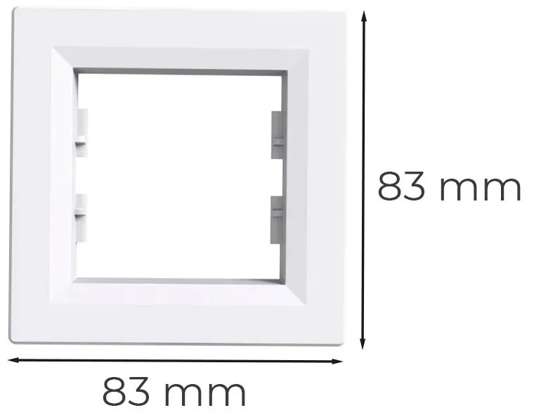 Nova cadru simplu alb