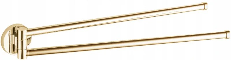 Mexen Remo cuier dublu rotativ pentru prosop, Aurie - 70507255-50