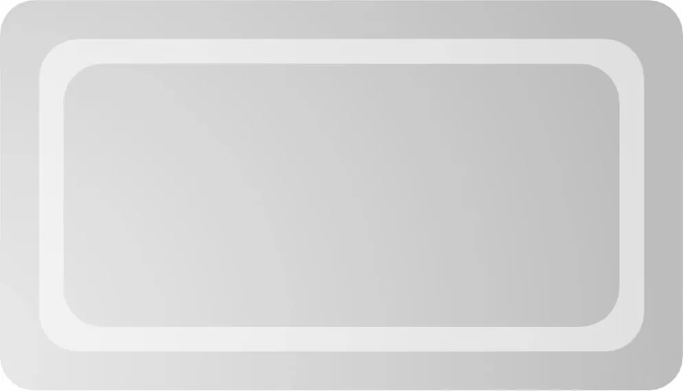 vidaXL Oglindă de baie cu LED, 40x70 cm