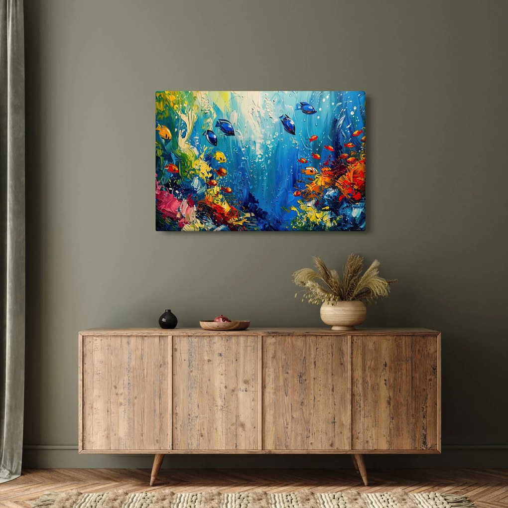 Tablou - Pictura lumii subacvatice (90x60 cm)