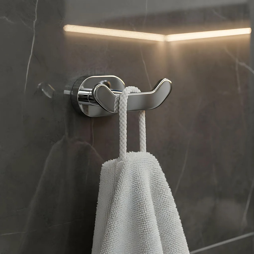 Cuier de baie Til 105 Chrome