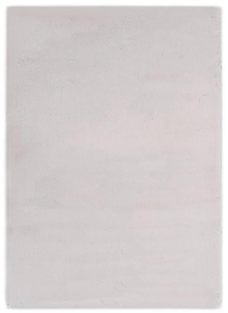 Covor, gri, 160 x 230 cm, blana ecologica de iepure Gri, 160 x 230 cm