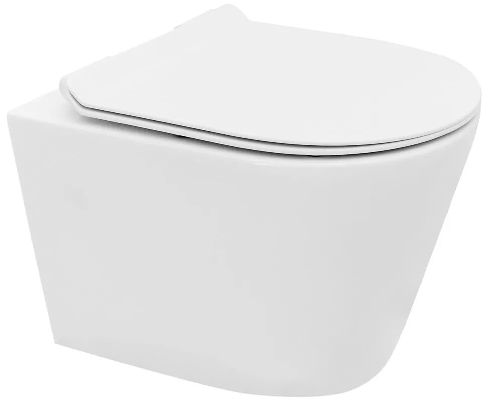 Set vas wc suspendat Rea Tomas rimless capac softclose